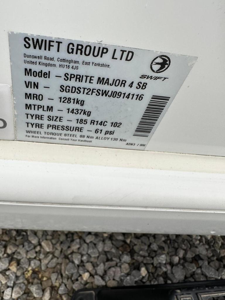 Picture of SWIFT  SPRITE MAJOR 4BS IMACCULATE INSIDE AND OUT  